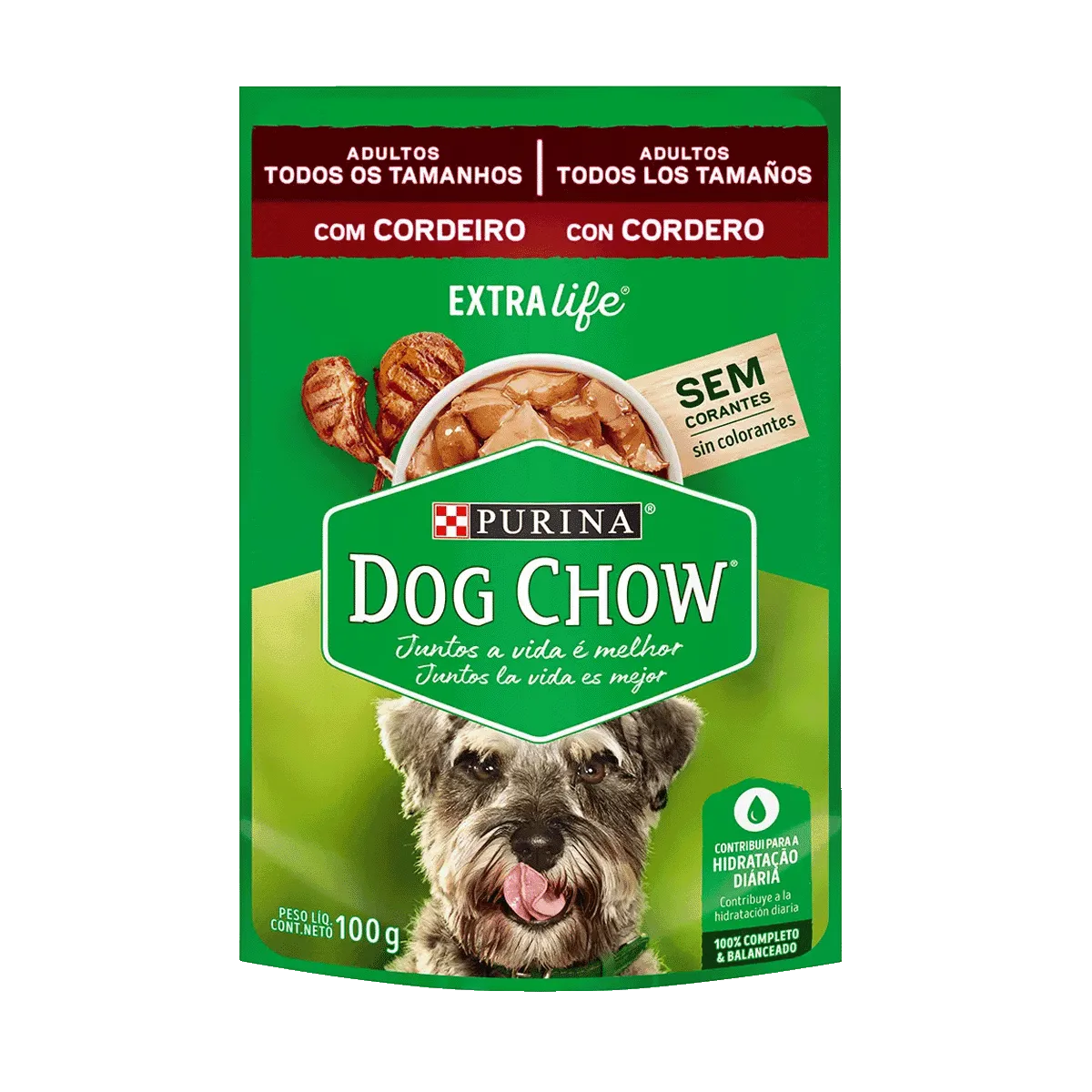 Dog Chow Sobre Cordero Adulto 100 g